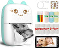 Kawaii Pocket Mini Thermal Printer Kit (8 Rolls Included)